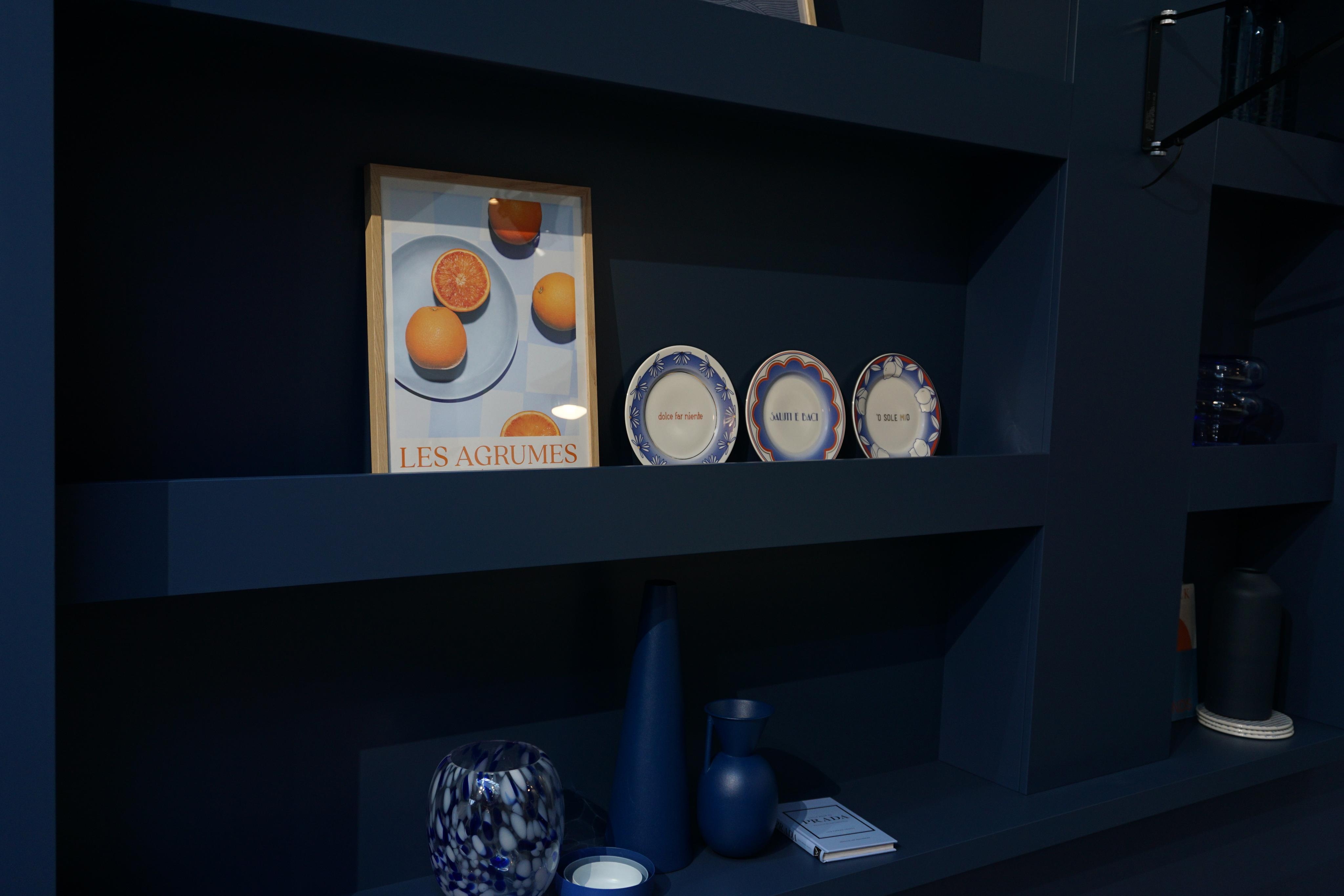 Küche in Blau in Groß Nordende