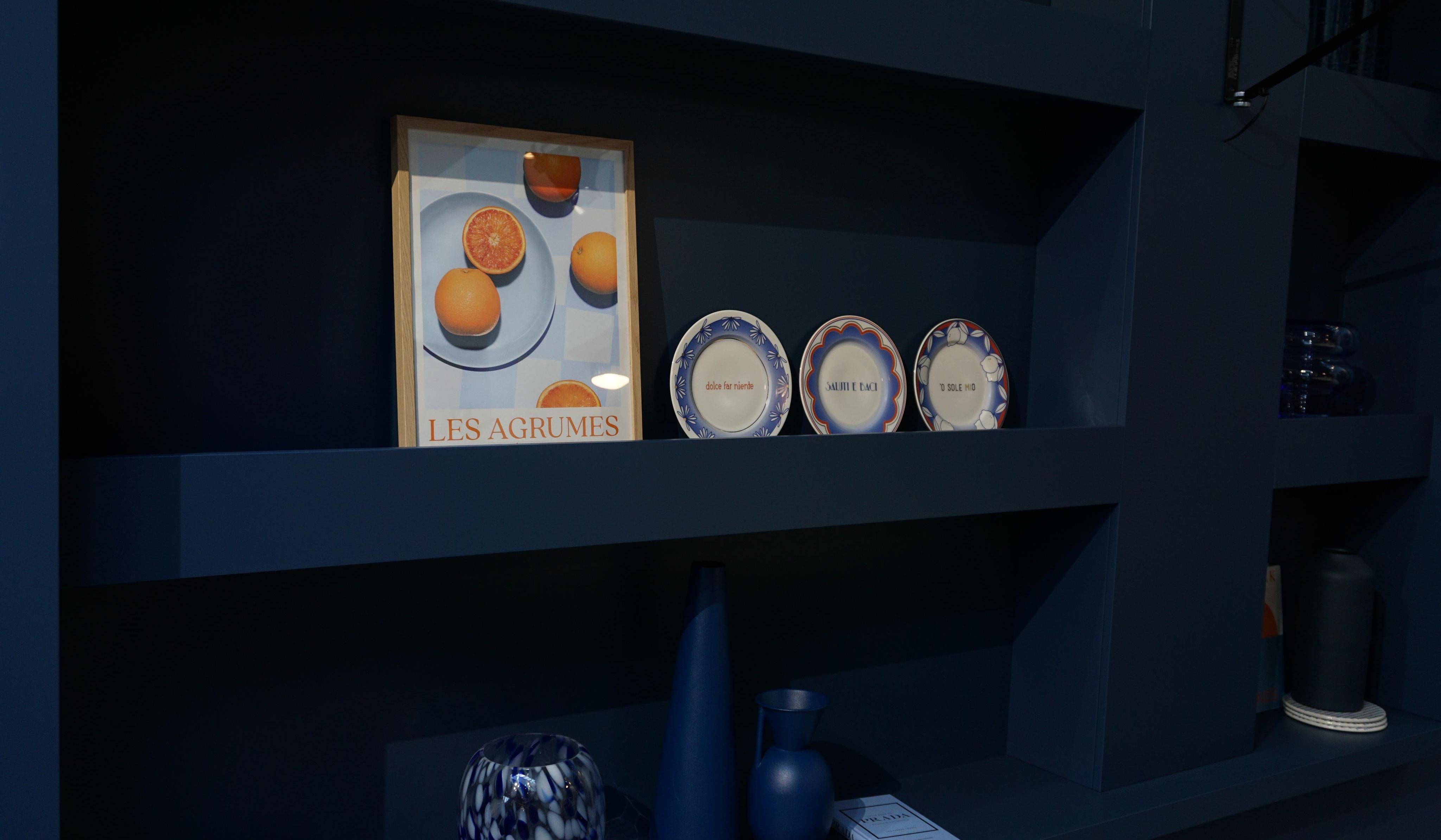 Küche in Blau in Groß Nordende